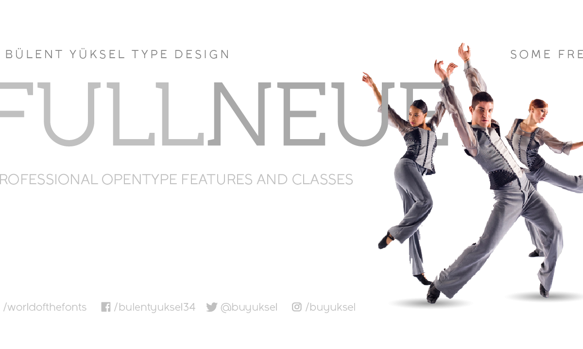 Full Neue Font Family素材之家精选英文字体