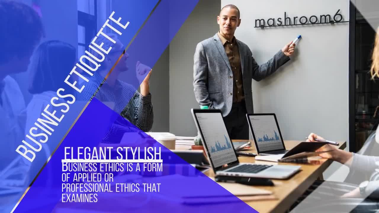 企业幻灯片文本动画素材库精选AE模板