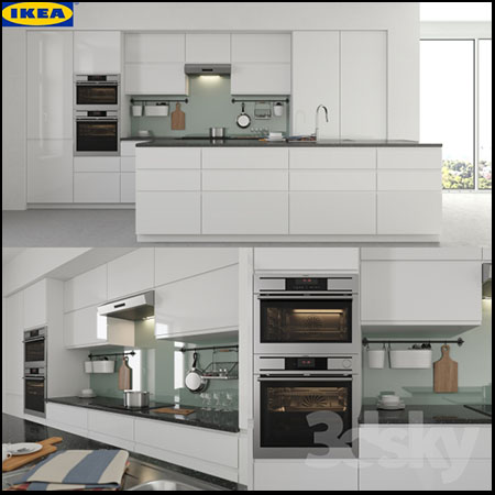 宜家厨房场景素材之家精选3D模型