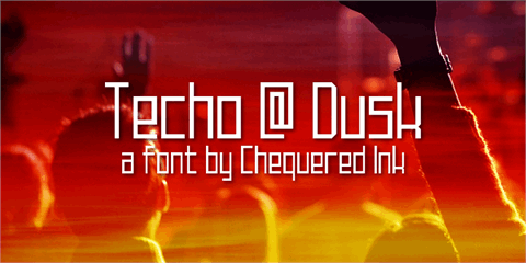 Techno at Dusk font素材之家精选英文字体