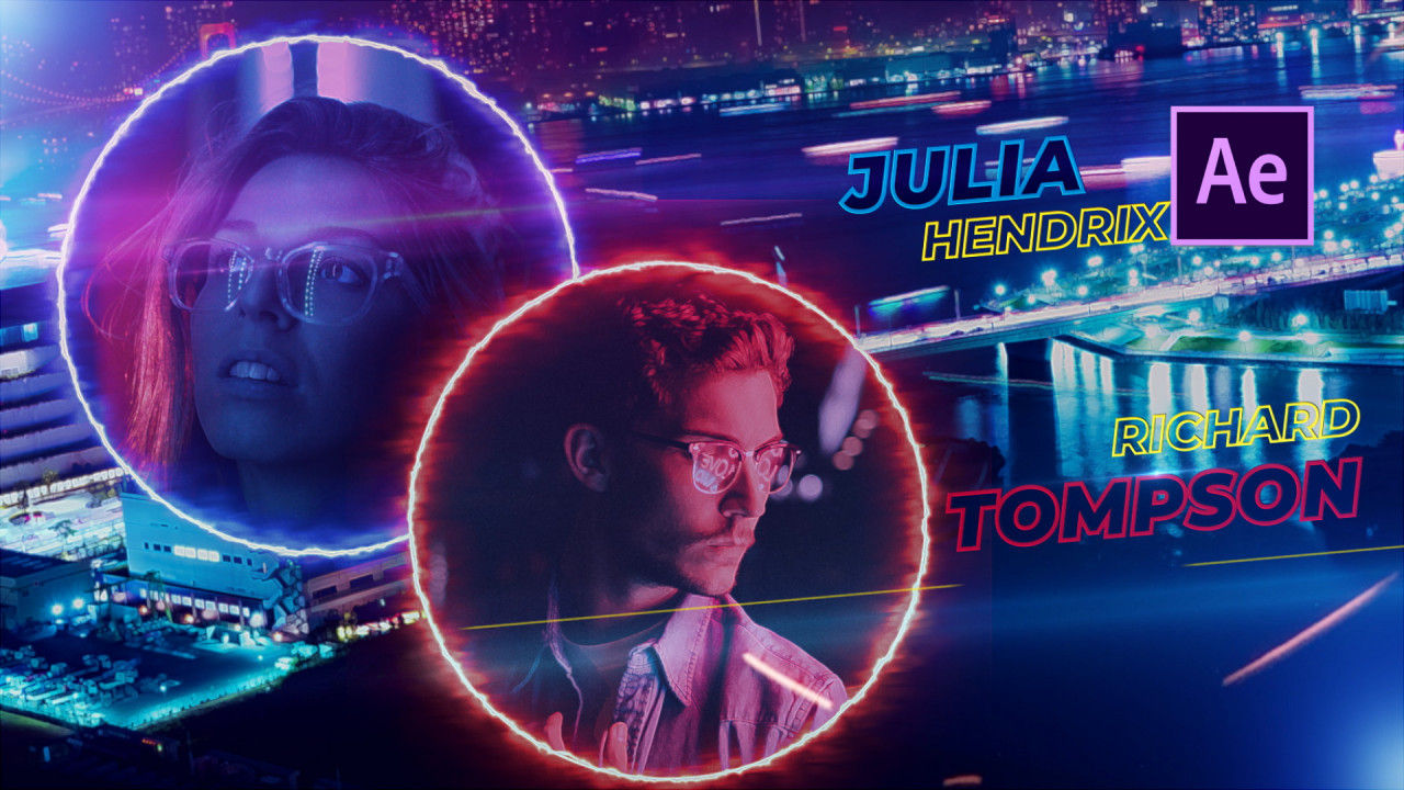 电影动态介绍素材库精选AE模板