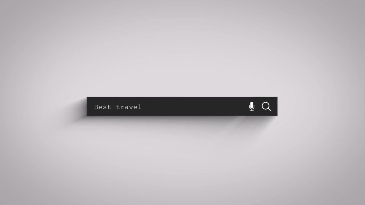 简单搜索徽标显示素材库精选AE模板