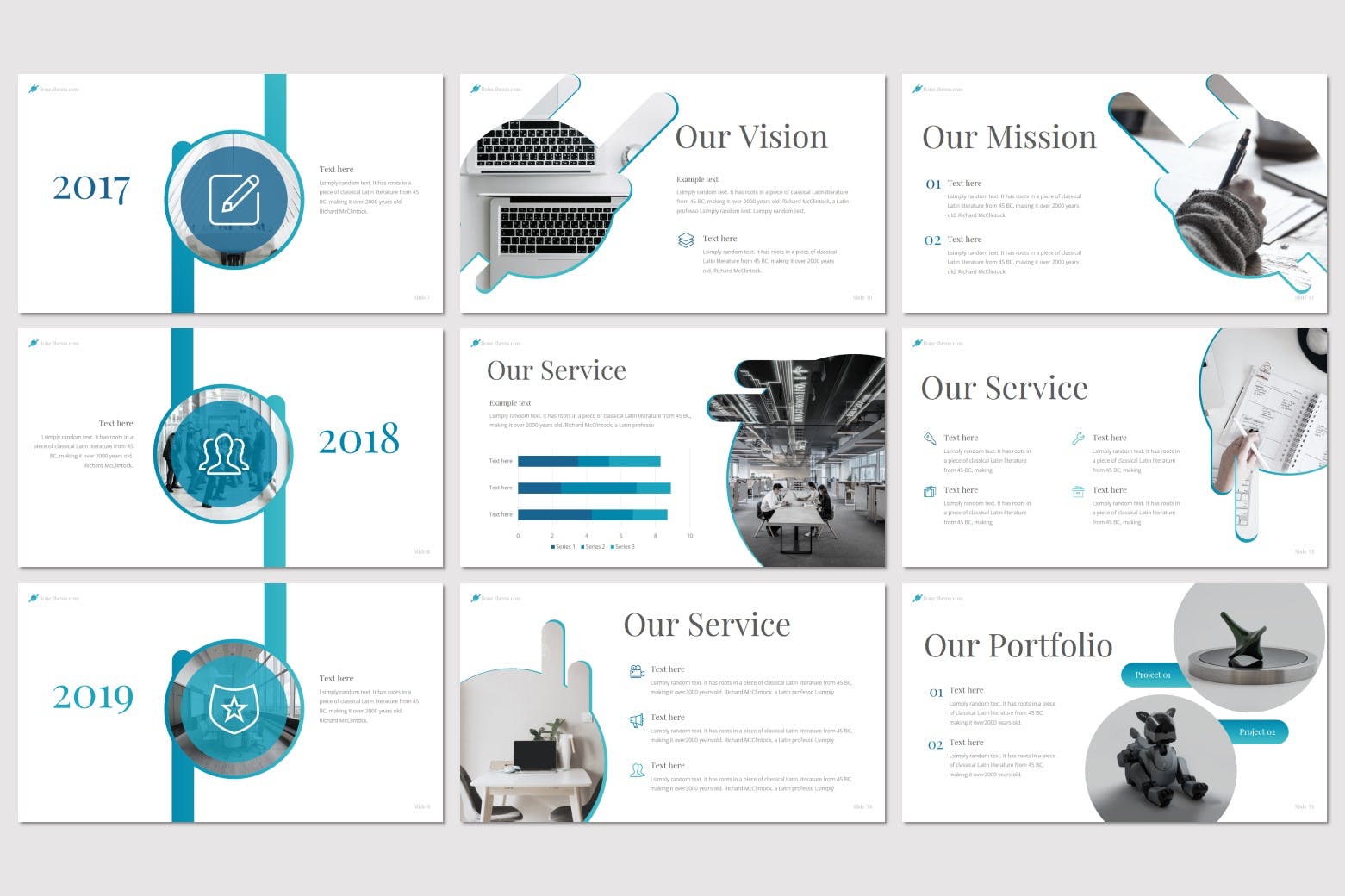 工业设计公司/工作室介绍PPT幻灯片模板 Bone Powerpoint插图(3)