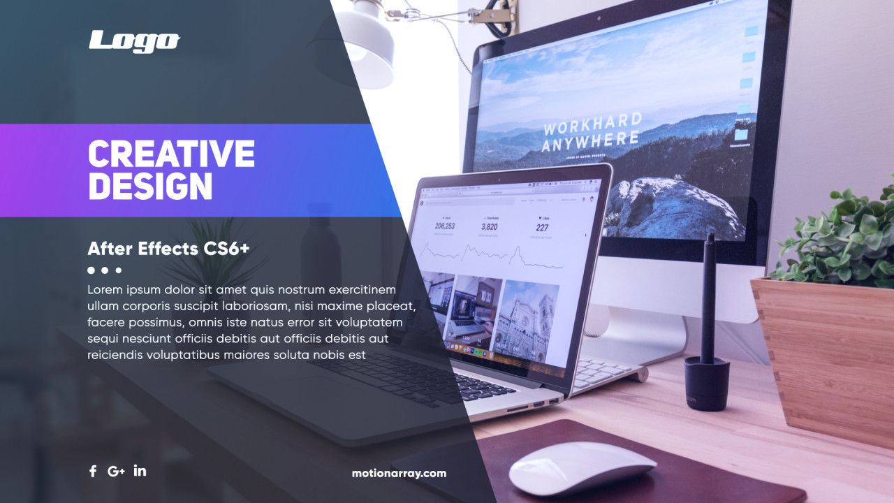 企业产品演示文稿动画ae模板