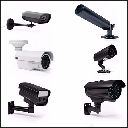 6款室内外电子监控摄像头素材之家精选3D模型