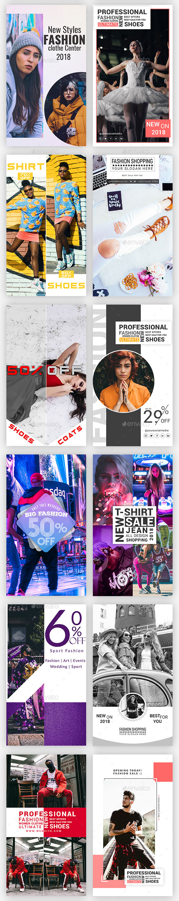 时尚简约的Instagram故事模板素材库精选合辑 Instagram Post & Stories [psd,jpg]插图(1)