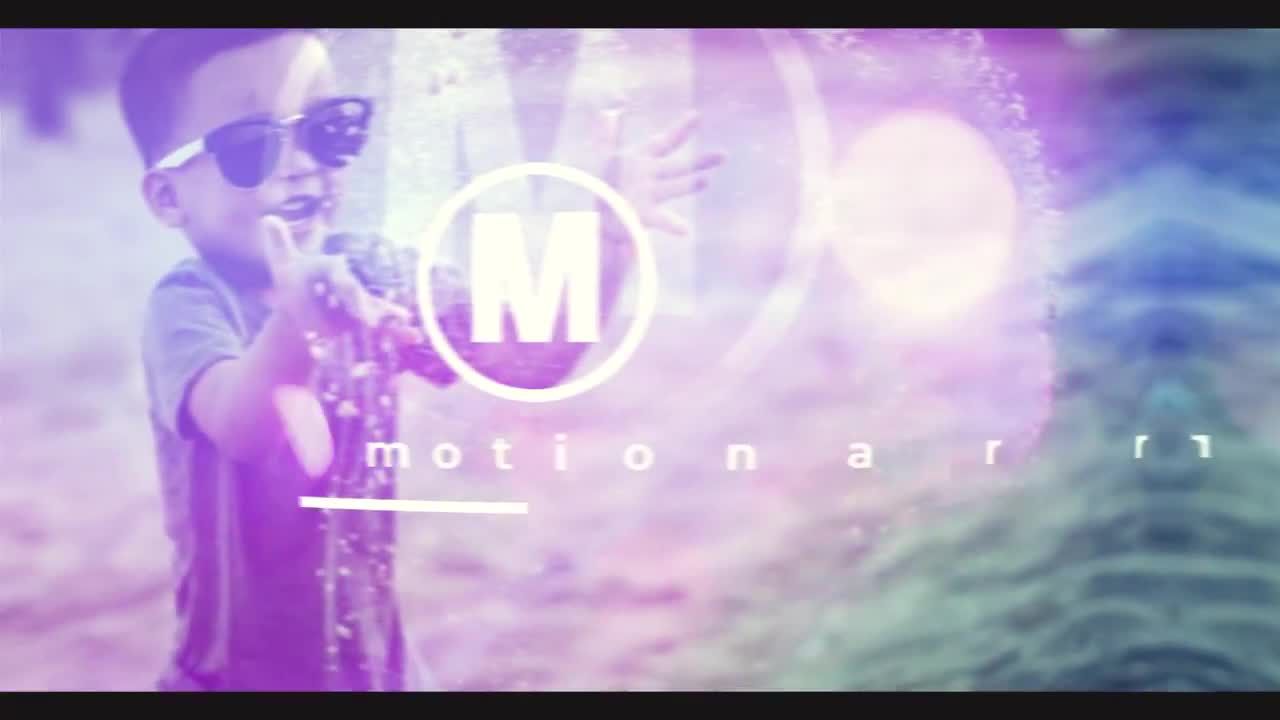 夏季广告开场白动画素材库精选AE模板