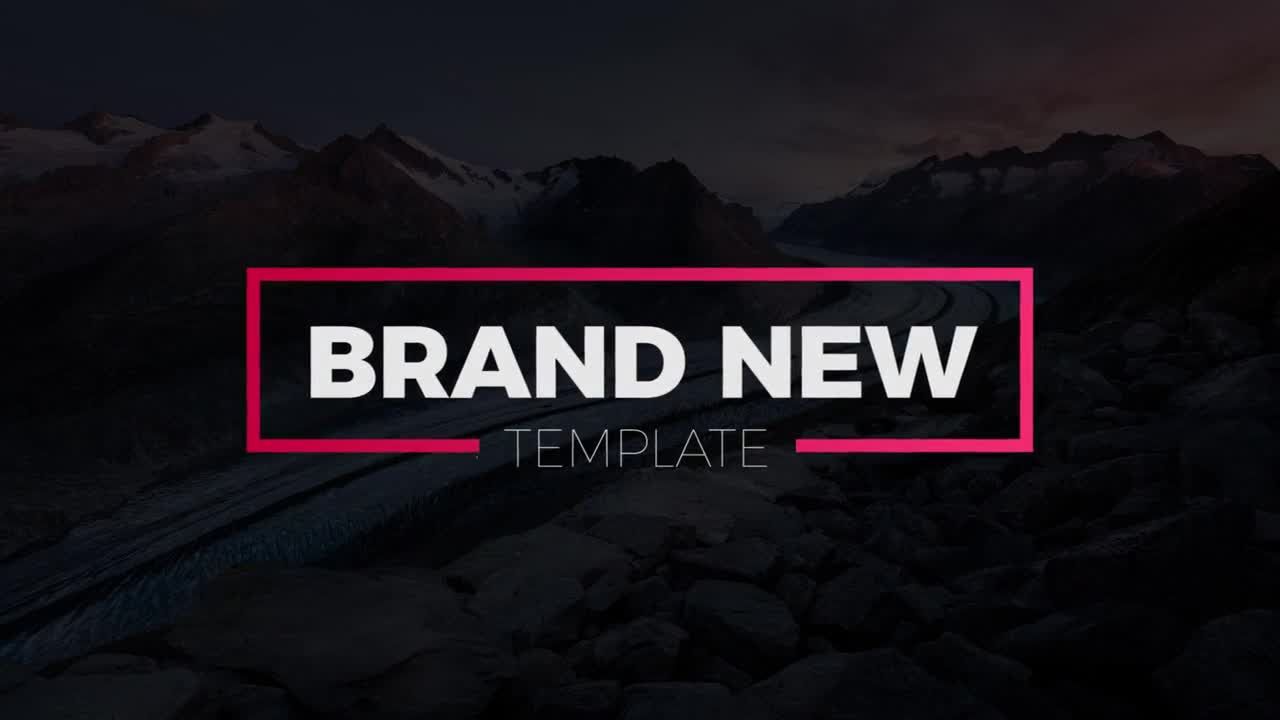 简约下三分之一企业演示全屏标题素材库推荐PR模板