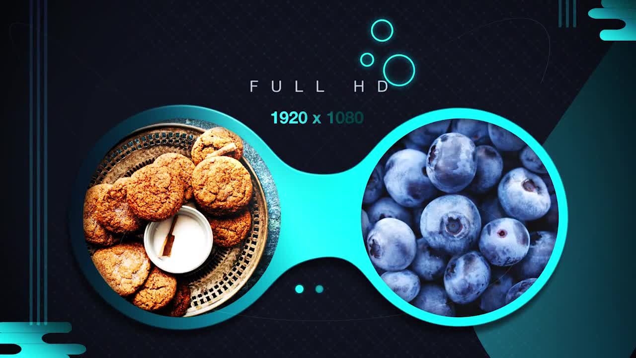 现代分子动画开场设计素材库精选AE模板