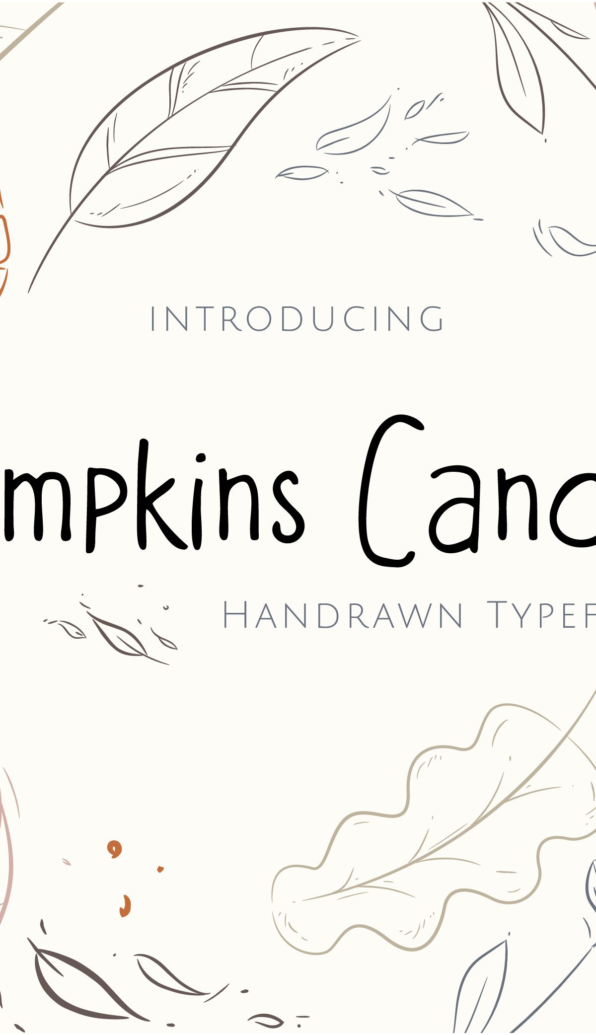 Fontbundles – Pumpkins Candles素材之家精选英文字体