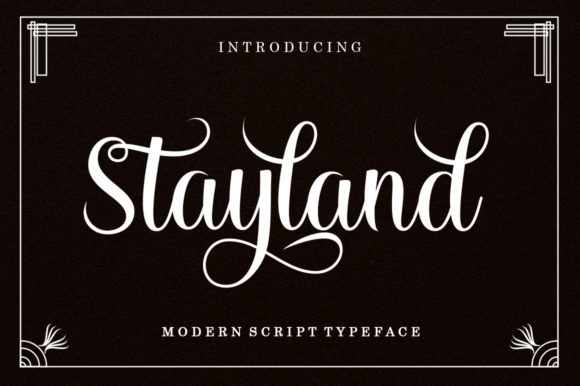 Stayland Font素材之家精选英文字体