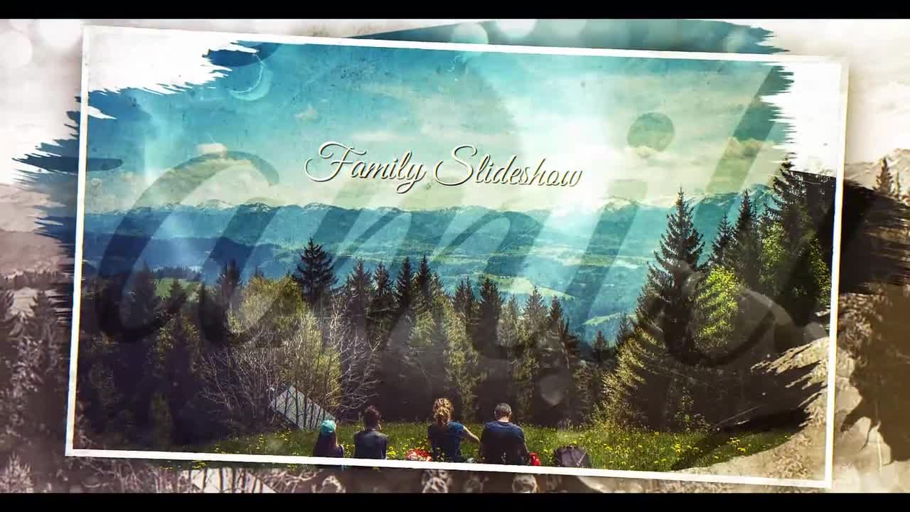 复古回忆幻灯片素材库精选AE模板