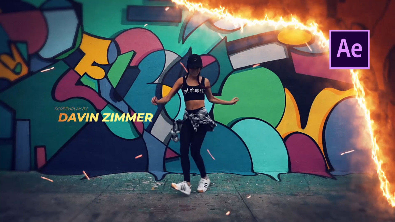 活力四射的时尚现代动感开场素材库精选AE模板