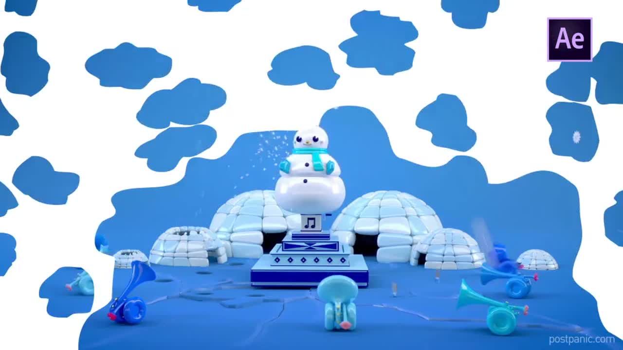 10个富有想象力的动画手绘商业演示幻灯片素材库精选AE模板