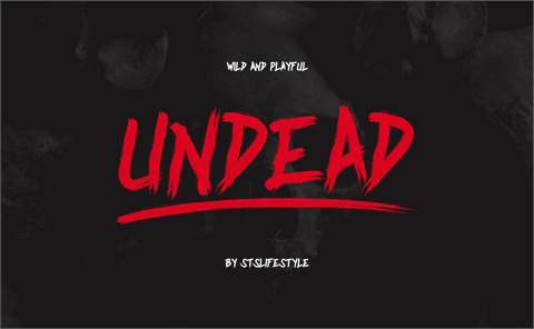 Undead font素材之家精选英文字体
