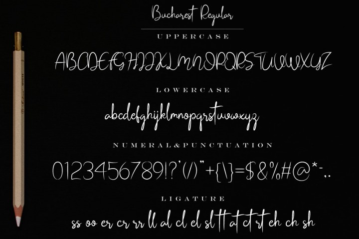 Bucharest Font插图3