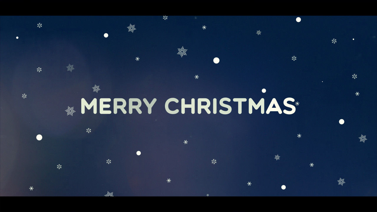 圣诞节时尚开场动画素材库精选AE模板