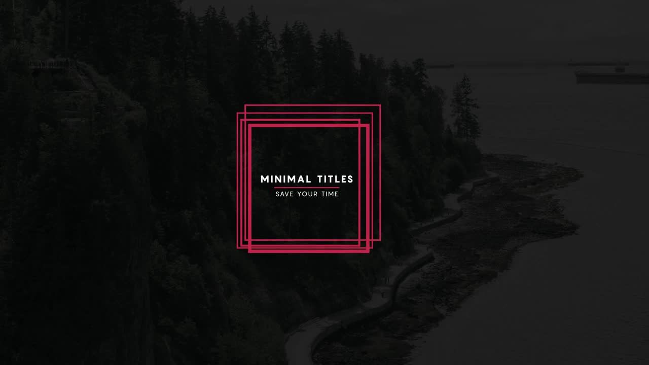 15个自定义动画标题素材库精选AE模板