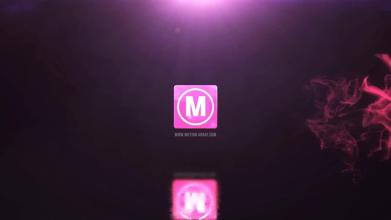 粒子墨迹徽标素材库精选AE模板