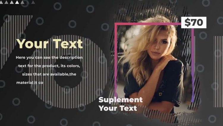 干净活力的服装店促销宣传素材库精选AE模板