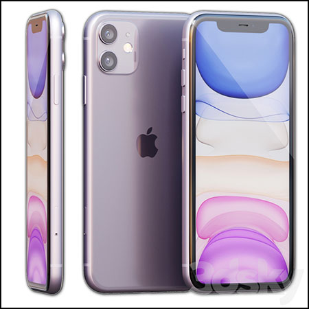 AVE Apple iPhone 11苹果手机素材之家精选3D模型