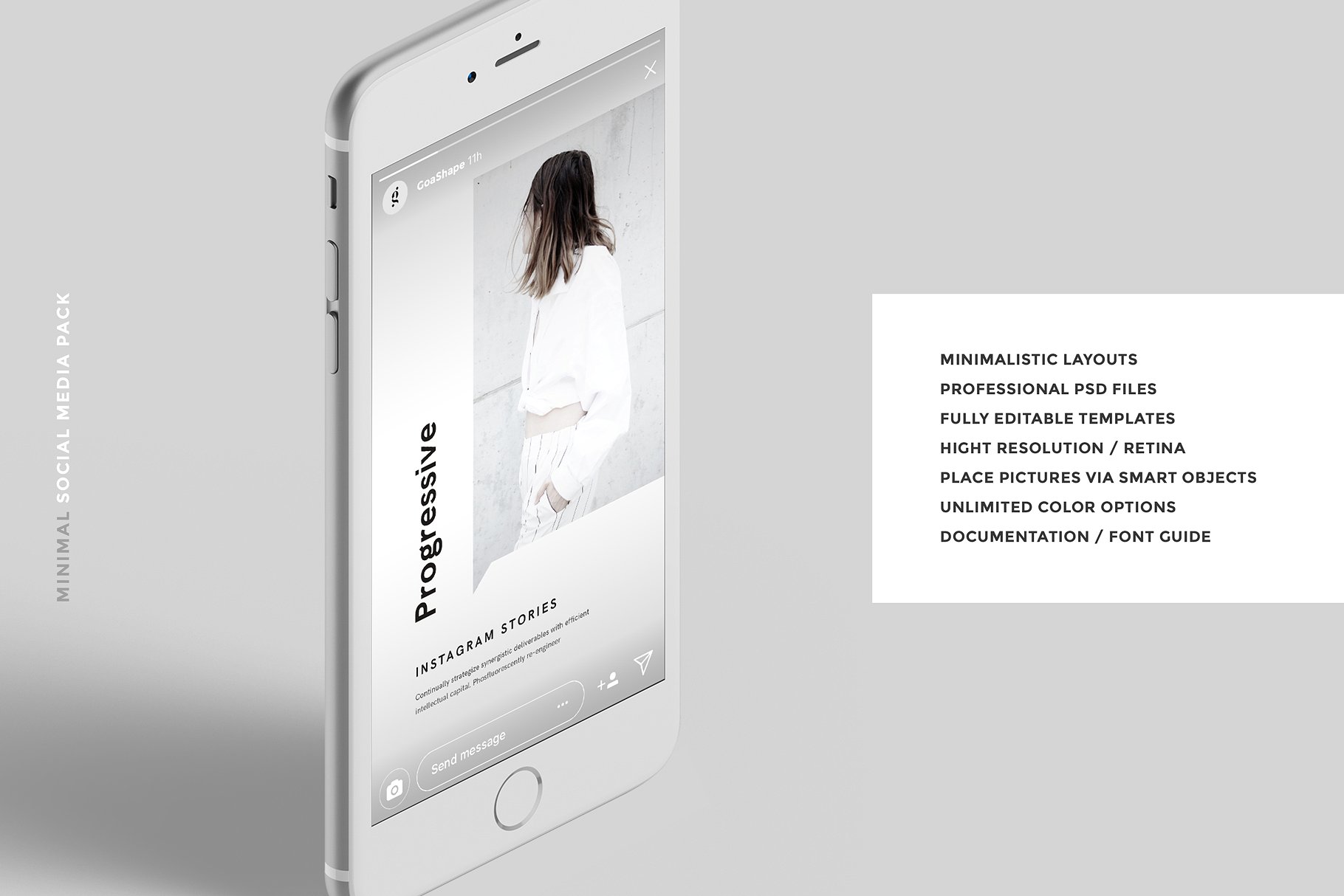 极简主义社交媒体文章贴图PSD模板素材库精选 Minimal PSD Social Media Pack插图(8)