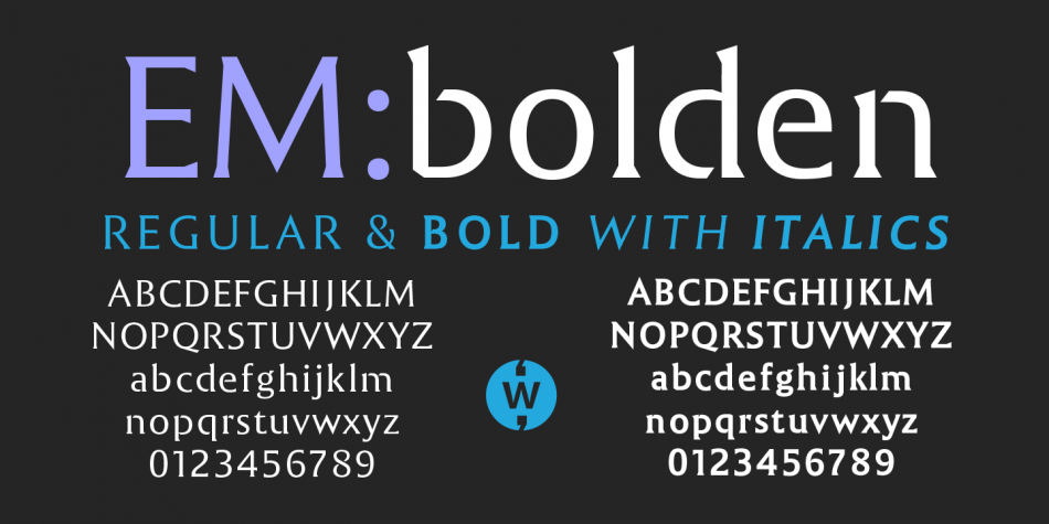 EM Font Family插图5