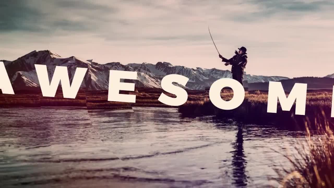 光线柔和的动态商业活动文本过渡效果素材库精选AE模板