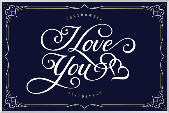 Controwell Victorian Typeface Font插图1