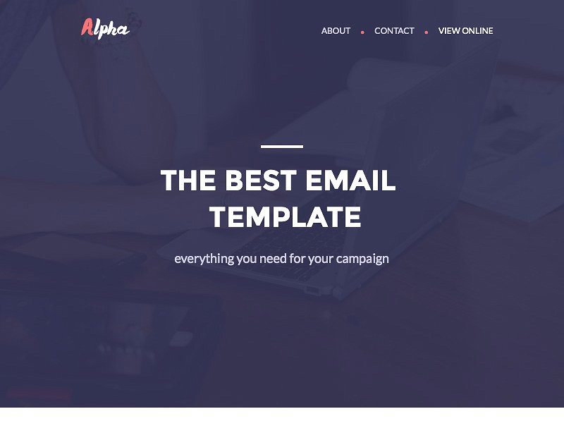 10套企业商务电子邮件营销EDM模板 Alpha Pro BUNDLE – 10 Unique Emails插图(9)