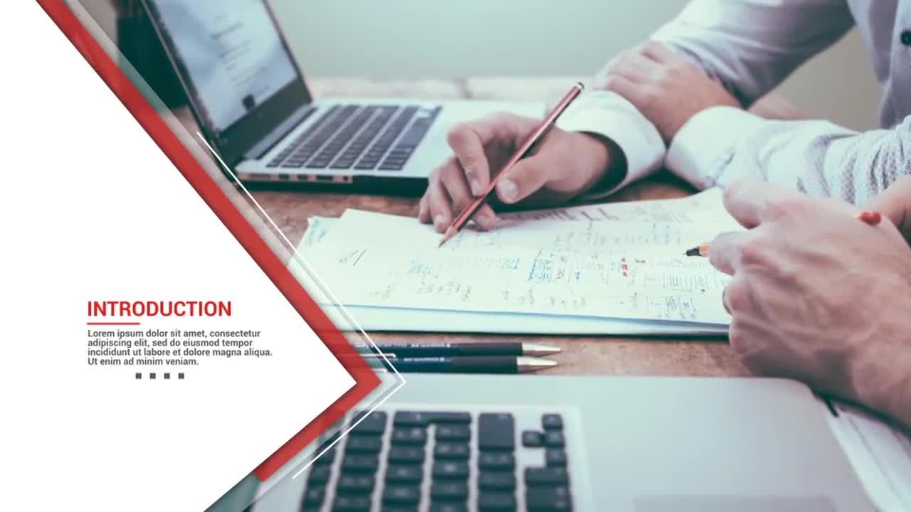 公司企业信息宣传介绍视频展示素材库精选AE模板