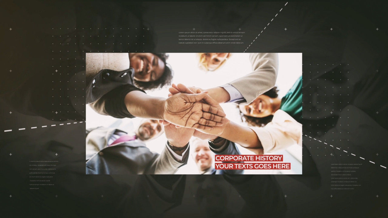 平滑过渡公司历史素材库精选AE模板