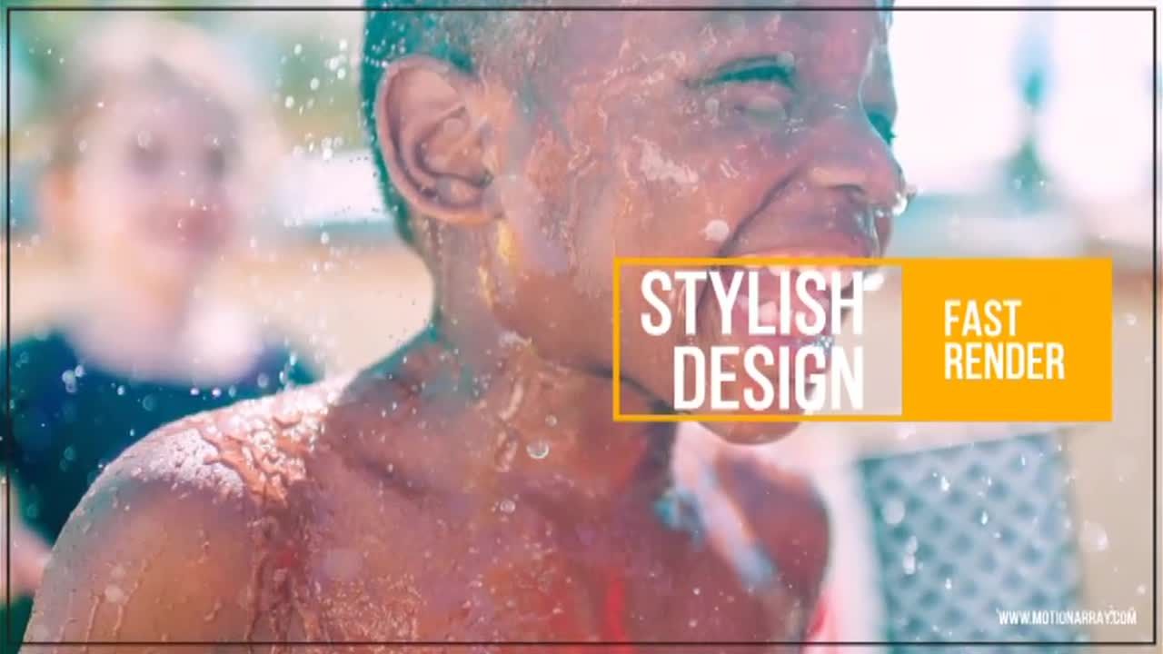 体育广告创意幻灯片照片素材库精选AE模板