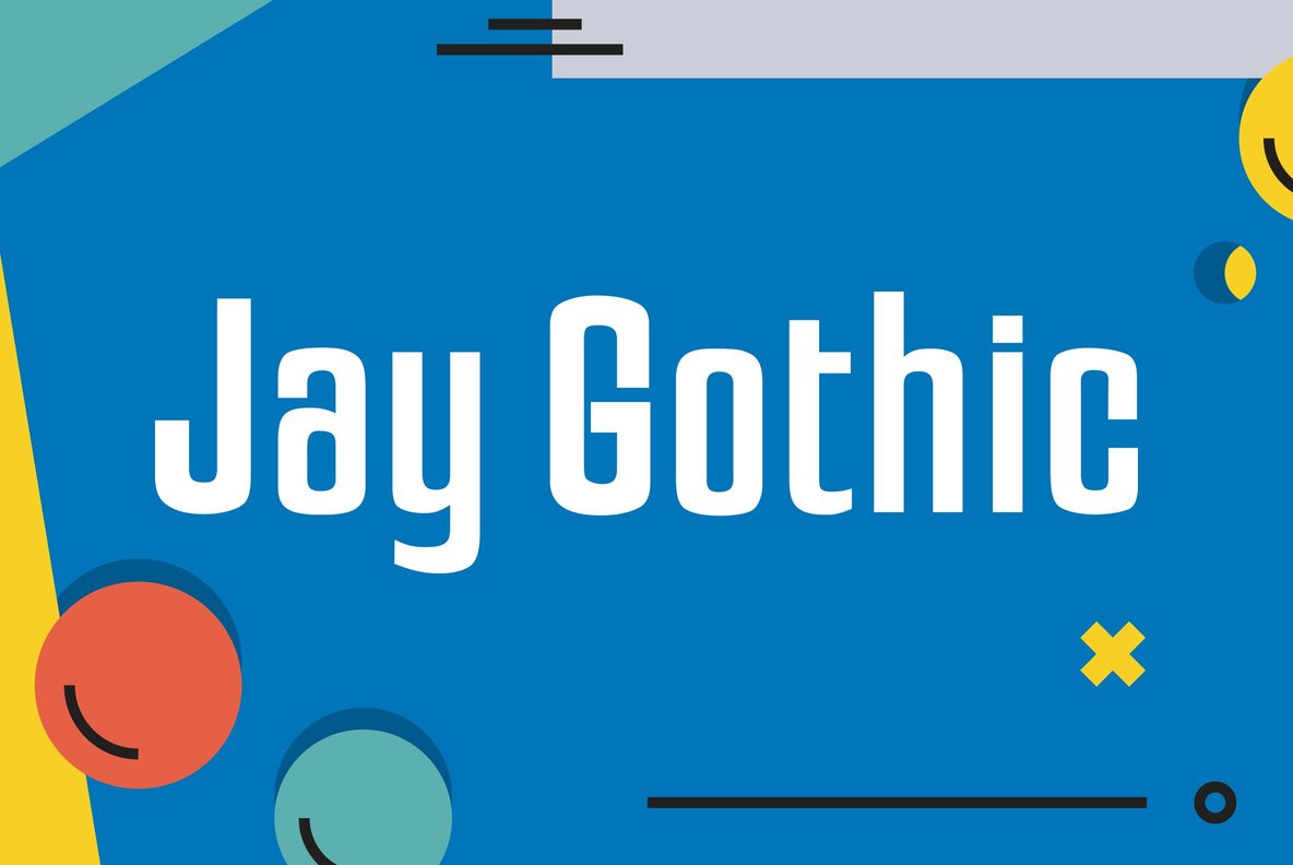 Jay Gothic Font Family素材之家精选英文字体