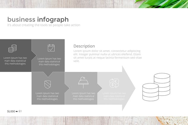 项目规划方案PPT演示幻灯片设计模板 Black White Project Vol. 1 Powerpoint插图(2)