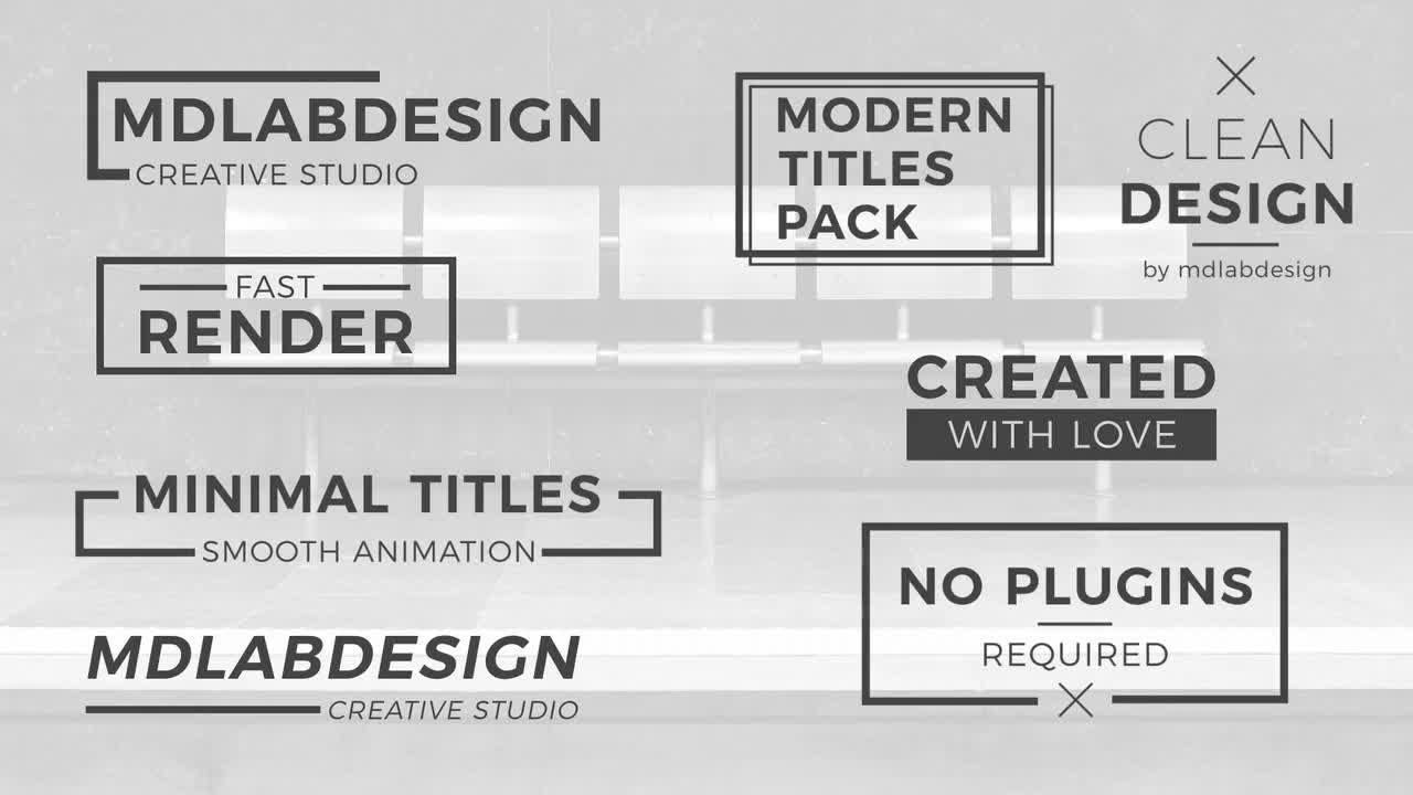 8个下三分之一商业企业全屏主题素材库精选AE模板