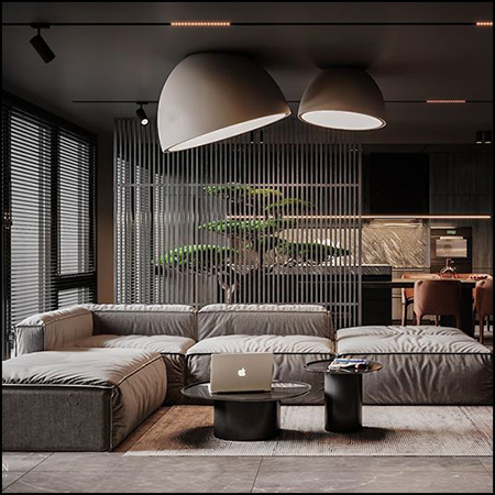 欧式客厅室内场景素材之家精选3D模型By Mai