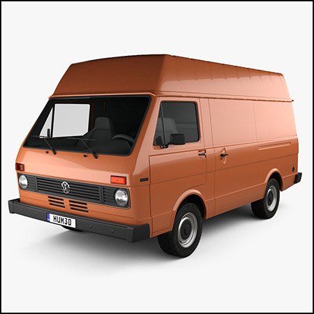Volkswagen LT 厢式货车 1975 素材之家精选3D模型