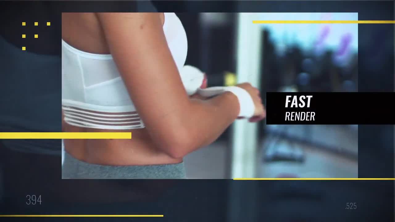 运动故障动画演示素材库精选AE模板