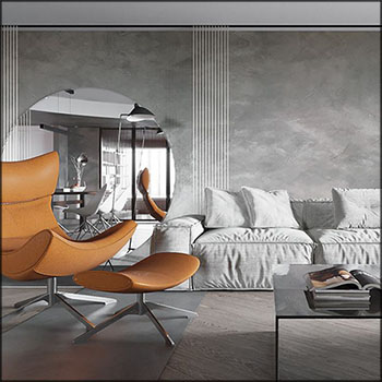 客厅场景和室内厨房场景素材之家精选3D模型