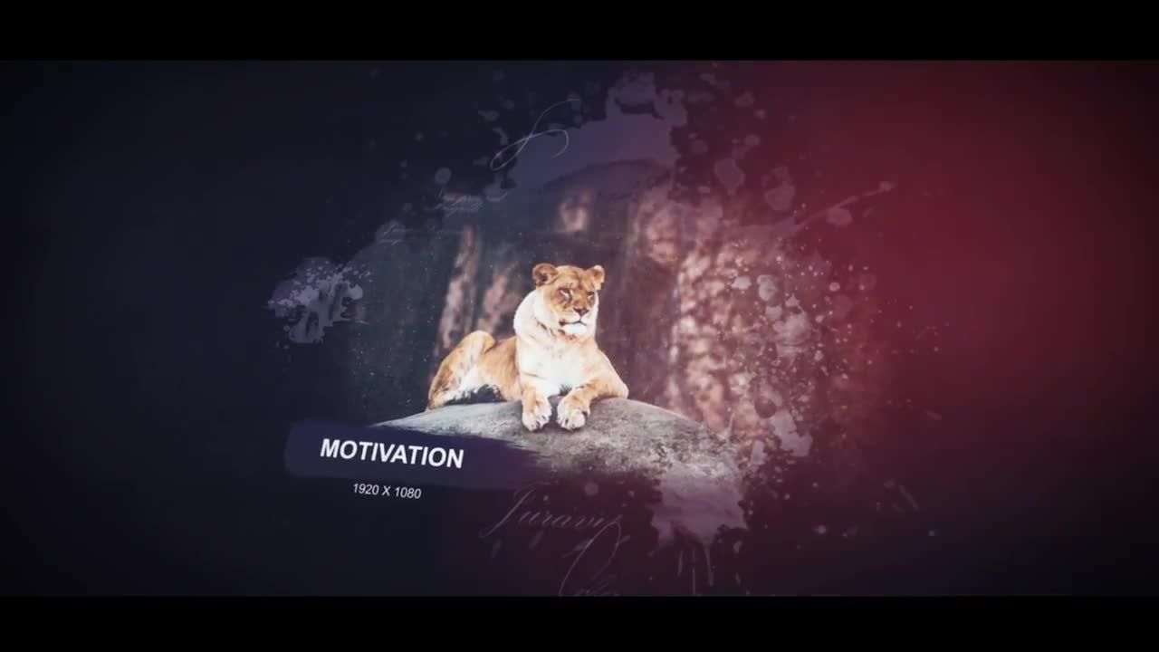 戏剧性的灵感幻灯片广告素材库精选AE模板素材