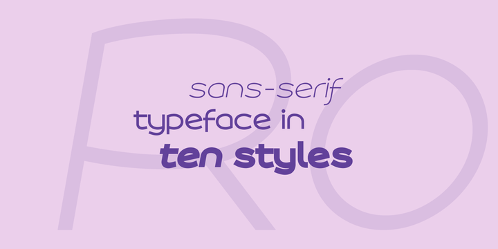 Roona Sans Font Family插图1