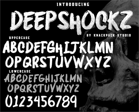 DEEPSHOCKZ DEMO font素材之家精选英文字体