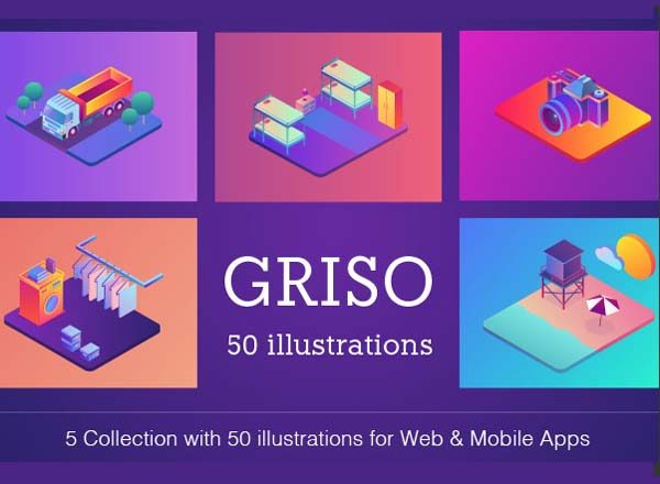 一套精美的立体城市图标套装下载[Ai]