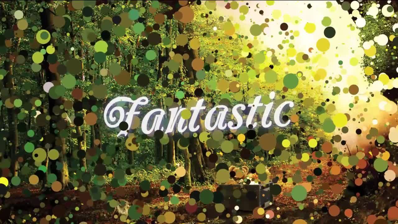 浪漫的粒子爱情幻灯片效果展示素材库精选AE模板