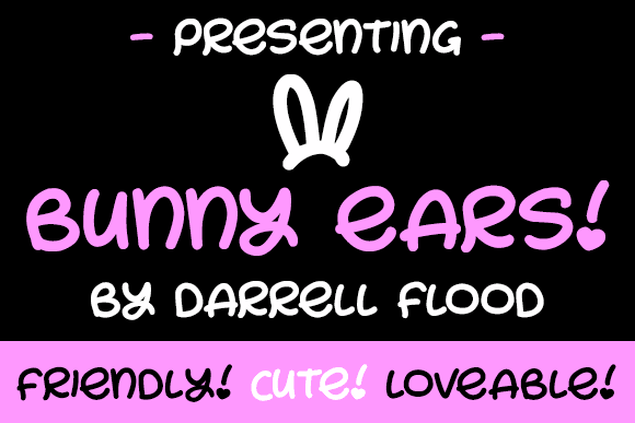 Bunny Ears font插图 Bunny Ears font插图