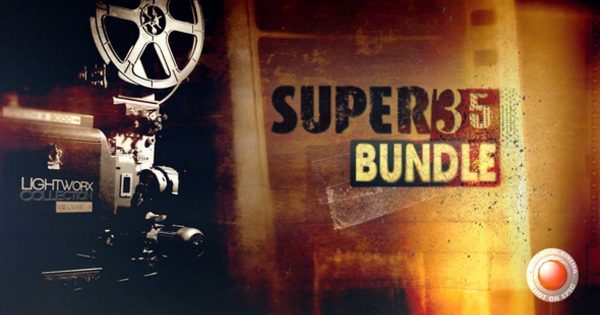 老式胶片电影特效开场素材库精选AE模板 Super 35 Bundle