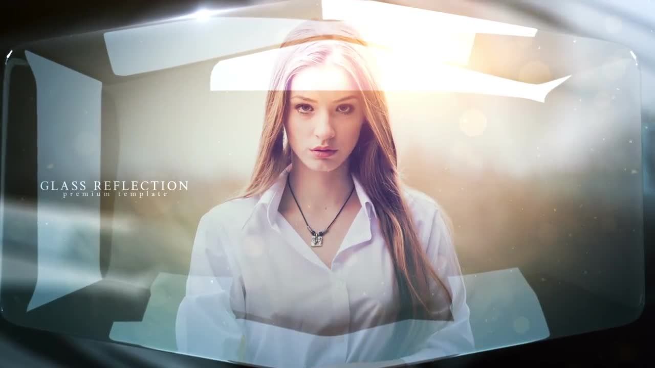 简洁设计豪华玻璃文本动画素材库精选AE模板