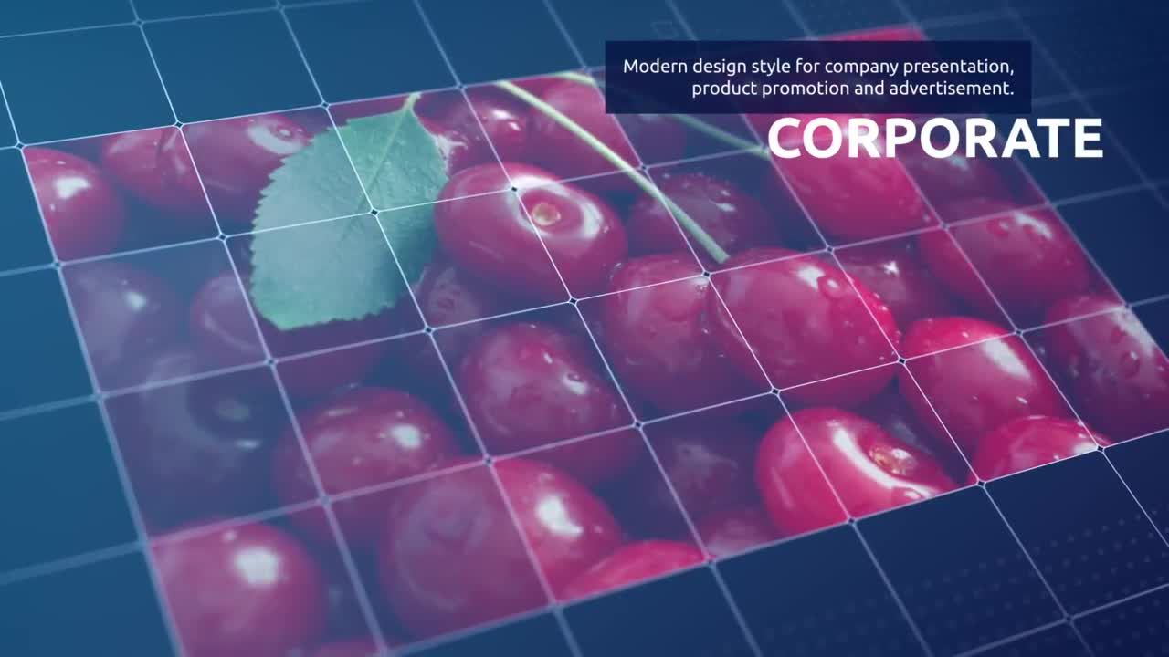 矩形网格蒙太奇显示效果素材库精选AE模板