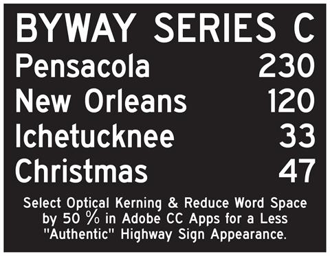 BywayC font素材之家精选英文字体